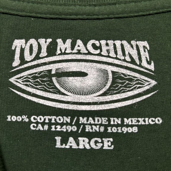 Toy Machine Alien Bloodsucking Company T-Shirt Size Large - Picture 4 of 4